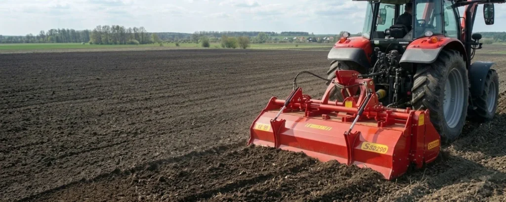 ORATEXCA GK7 SSD290 Dual-shaft Rotary Tiller saving 50% fuel on the field